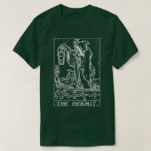 The Hermit Tarot Card T-Shirt Tシャツ (デザイン正面)