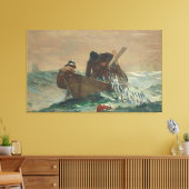 The Herring net, 1885 (キャンバス上の油) キャンバスプリント (インサイチュ (リビング))