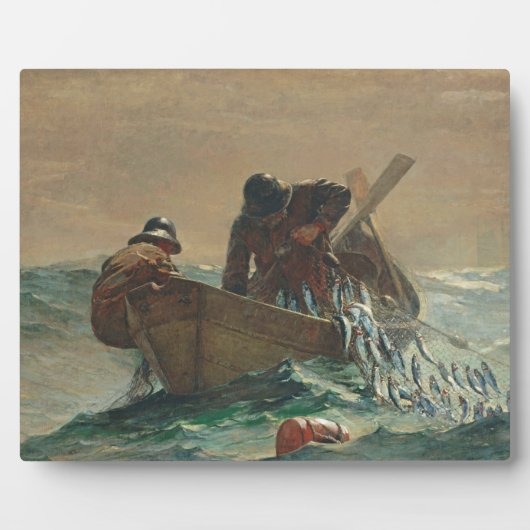 The Herring net, 1885 (キャンバス上の油) フォトプラーク (正面)