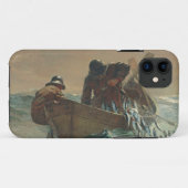 The Herring net, 1885 (キャンバス上の油) Case-Mate iPhoneケース (裏面(横))
