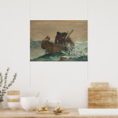 The Herring net, 1885 (oil on canvas) ポスター (キッチン)
