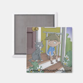 The Hiccup Book magnet - The Cat マグネット (正面/裏面)