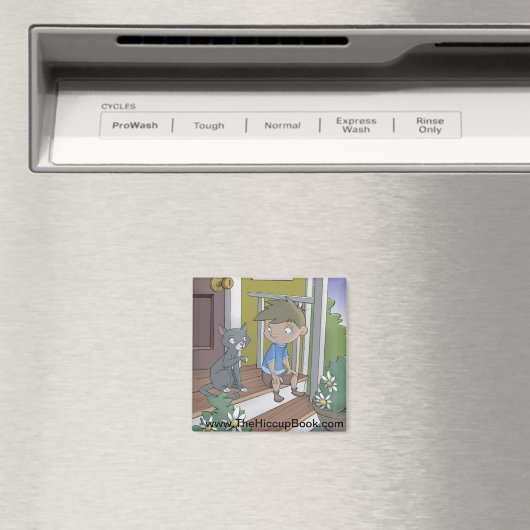 The Hiccup Book magnet - The Cat マグネット (インサイチュ (食洗機))