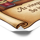 The High Cost of Laziness - Proverbs 10:26 ポスター (コーナー)