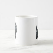 The Highland Diehard – Scottish Terrier Spirit Art コーヒーマグカップ (中央)