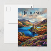 The Highlands United Kingdom ポストカード (正面/裏面)