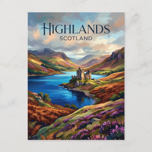 The Highlands United Kingdom ポストカード (正面)