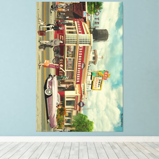 The Hitchhickers キャンバスプリント (インサイチュ (ウッドフロア))