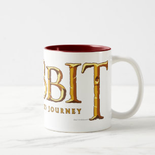 The Hobbitロゴ金ゴールド ツートーンマグカップ