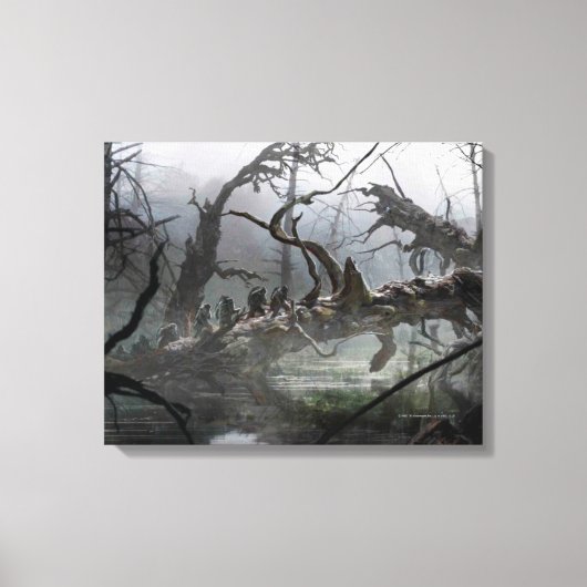 THE HOBBIT : SMAUGの荒廃™コンセプトアート4 キャンバスプリント (正面)