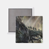 THE HOBBIT : SMAUG™コンセプトアートの荒廃 マグネット (正面/裏面)