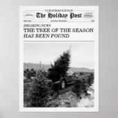 The Holiday Post Newspaper Christmas Tree Farm ポスター (正面)