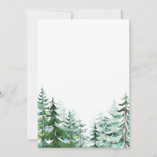 The Holidays Are Brewing Forest Christmas Party 招待状 (裏面)