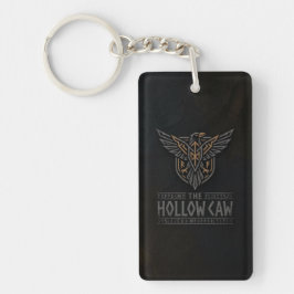 The Hollow Caw: レイヴンライダーのシンボル - プレミアムアクリル キーホルダー