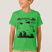 The Hollow Curse ケリーグリーン Tシャツ (正面)