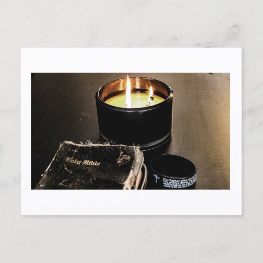 The Holy Bible Postcard Print by JH Thornton ポストカード (正面)