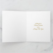 The Holy Family Baby Jesus Christmas Greetings カード (内部)