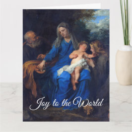 The Holy Family Baby Jesus Christmas Greetings カード