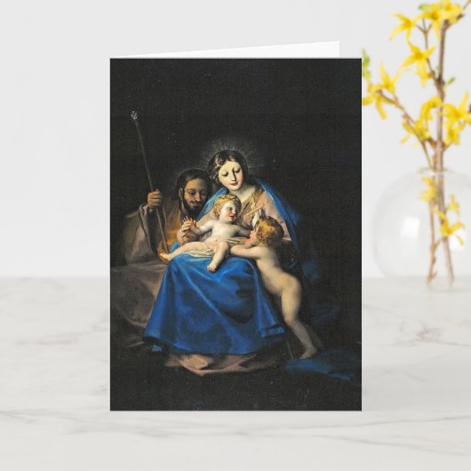 The Holy Family by Goya カード (黄色い花)