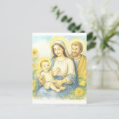 The Holy Family - Nativity ポストカード (スタンド正面)
