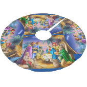 The holy night ブラッシュドポリエステルツリースカート (アングル)