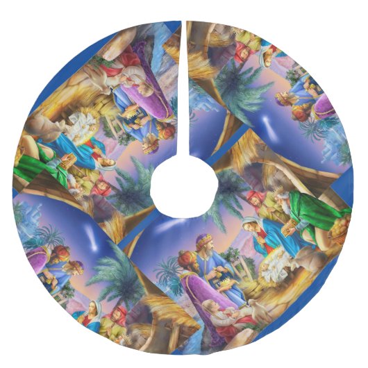 The holy night ブラッシュドポリエステルツリースカート (正面)