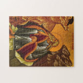 The Holy Prophet Elijah Orthodox Christian Icon ジグソーパズル (横)