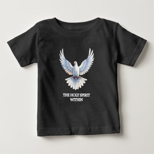 The Holy Spirit Within (dove) 1 ベビーTシャツ (正面)