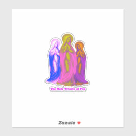 The Holy Trinity of Pop Vierges Marie Multicolores シール