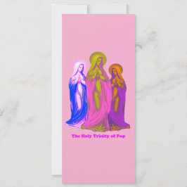 The Holy Trinity of Pop Vierges Marie Multicolores 招待状