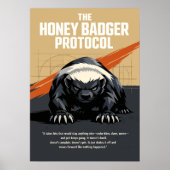 The Honey Badger Protocol Art ポスター (正面)
