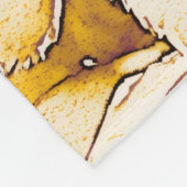 The honey Bee bear フリースブランケット (角)