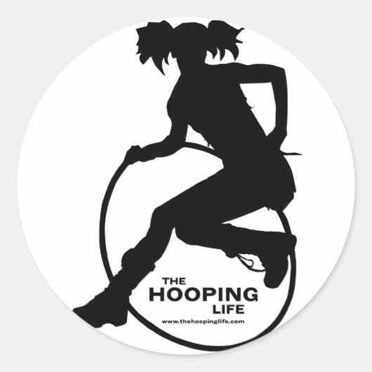 The Hooping Lifeスタンプ ラウンドシール (正面)