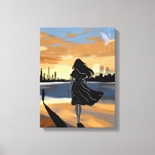 The Horizon I A – Journey to Growth キャンバスプリント (正面)