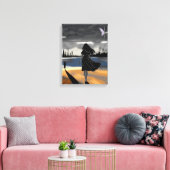 The Horizon I B – Journey to Growth キャンバスプリント (インサイチュ (リビング))