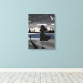 The Horizon I C – Journey to Growth キャンバスプリント (インサイチュ (ウッドフロア))