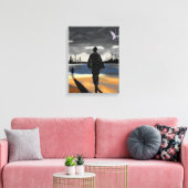 The Horizon II B – Journey to Growth キャンバスプリント (インサイチュ (リビング))