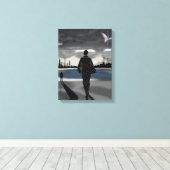 The Horizon II C – Journey to Growth キャンバスプリント (インサイチュ (ウッドフロア))