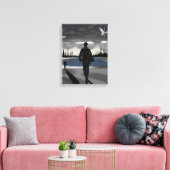 The Horizon II C – Journey to Growth キャンバスプリント (インサイチュ (リビング))