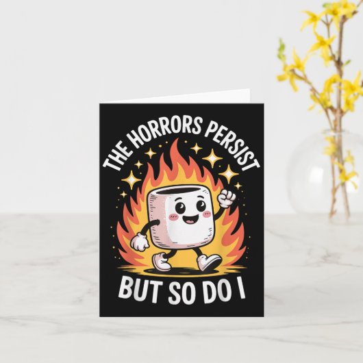 The Horrors Persist But So Do I  カード (黄色い花)