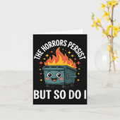 The Horrors Persist But So Do I  カード (黄色い花)