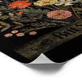 The Horrors Persist But So Do I Humor Funny Flower ポスター (角)