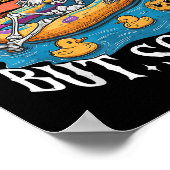 The Horrors Persist But So Do I Humor Skeleton Cof ポスター (角)