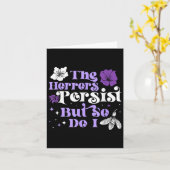 The Horrors Persist But So Do I Strength Resilienc カード (黄色い花)