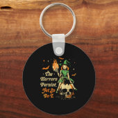 The Horrors Persist Funny Halloween Yet So Do I Vi キーホルダー (正面)