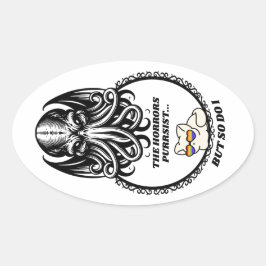 The Horrors PURRsist  楕円形シール