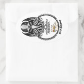 The Horrors PURRsist  楕円形シール (バッグ)