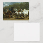The Horse Fair by Rosa Bonheur ノートカード (正面/裏面)