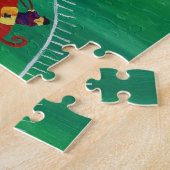 The Horse Race Contemporary Art Acrylic Painting ジグソーパズル (側面)