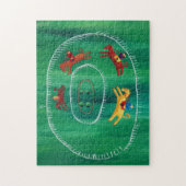 The Horse Race Contemporary Art Acrylic Painting ジグソーパズル (縦)